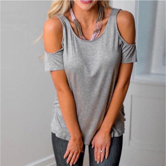 ๐Pahala Cold Shoulder Blouse - Picture 2 of 3